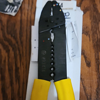 3M TH 450 Terminal Crimping Tool w/ Instructions Yellow Handles