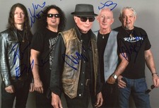 UFO English ROCK BAND autographs, IP signed photo