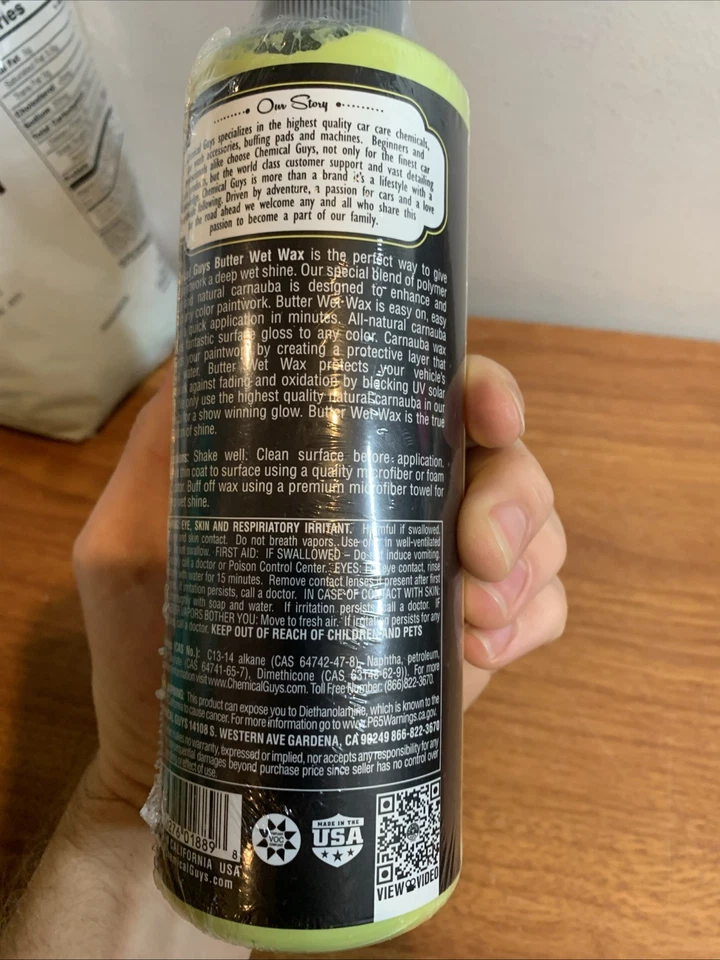 Chemical Guys WAC_201_16 - Cera húmeda con mantequilla (16 oz)/CERA CREMA Foto 2 de 2