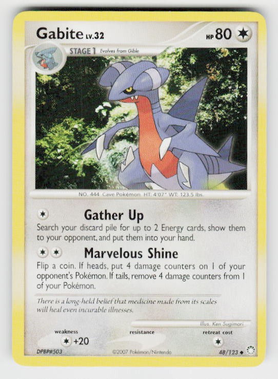 Mysterious Treasures #48/123 Gabite