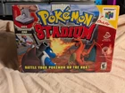 Nintendo Pokémon Stadium N64 Complete Box Manual Inserts + Transfer Pak NTSC-U/C