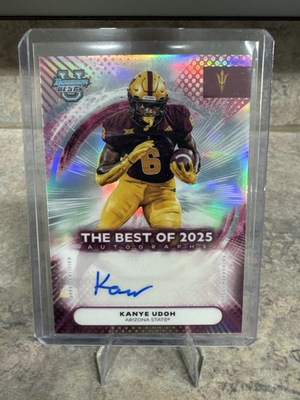 #ad #ad Kanye Udoh Auto 🔥 2025 Bowman University’s Best Best of 2025 Arizona State $44.00