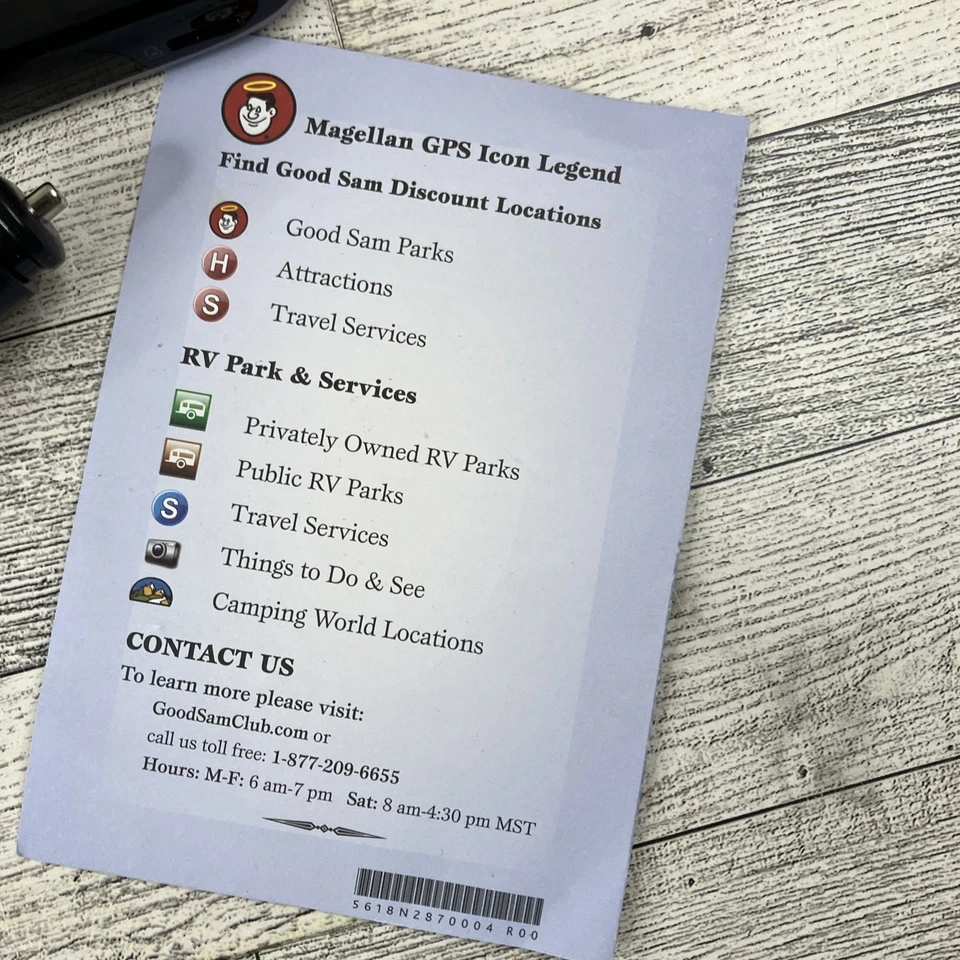 Magellan Roadmate RV 9165T-LM 7” BLUETOOTH GPS WORKING + Car Plug In Box - Image 4 of 4