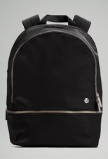 Lululemon City Backpack Black Nylon Lightweight Brand New