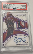 2022-23 Panini Immaculate FOTL Charles Barkley Patch Auto #/8