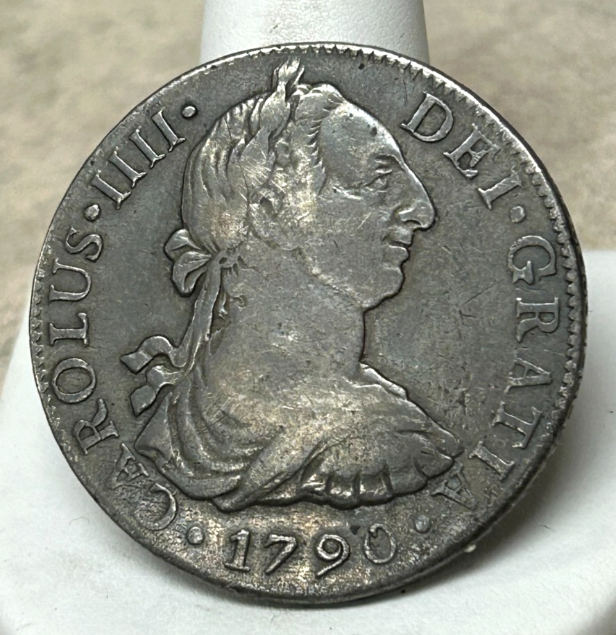 1790 Mo FM CAROLUS-IIII (Not IV) 8 Reales - High Grade - Well