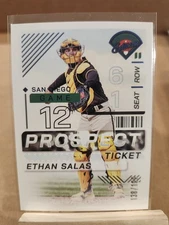 2024 Panini Prospect Edition Blue #195 Ethan Salas SERIAL # /199