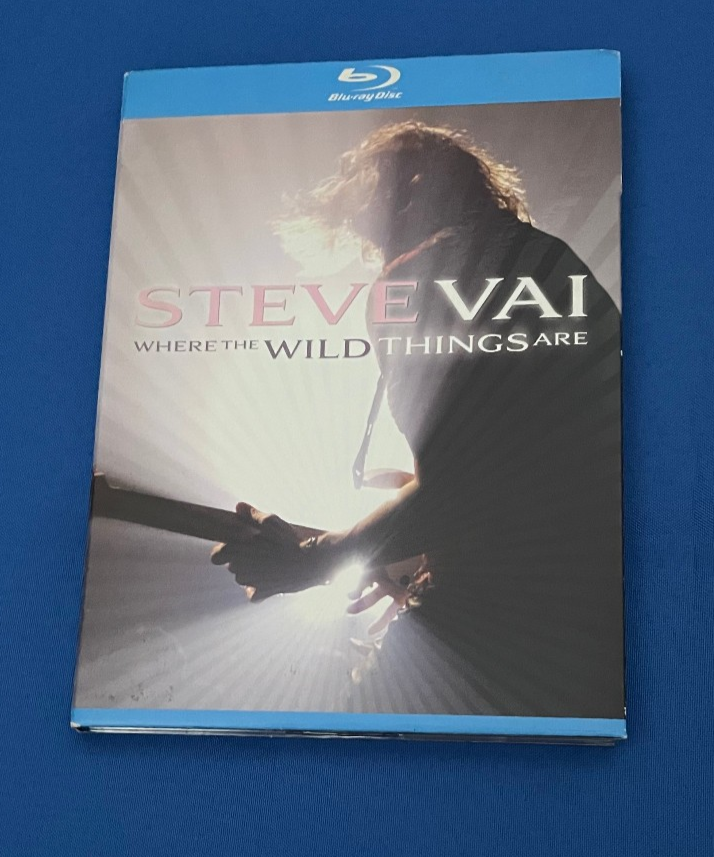 Steve Vai Where The Wild Things Are Blu-ray 2 Discs VG Condition