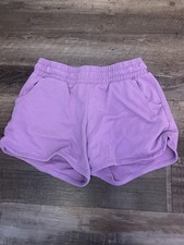 Cat Jack Fleece Sweat Shorts Purple Girl s Size XL Elastic Waist Pockets