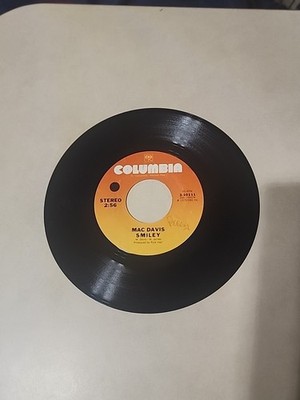 Mac Davis   Smiley / (If You Add) All the Love in the World 45 RPM Vinyl 1975