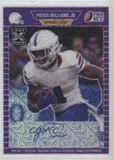 2021 Leaf Pro Set Metal 1989 Purple Mojo /25 Pooka Williams Jr #PA-PWJ Auto 0q1p