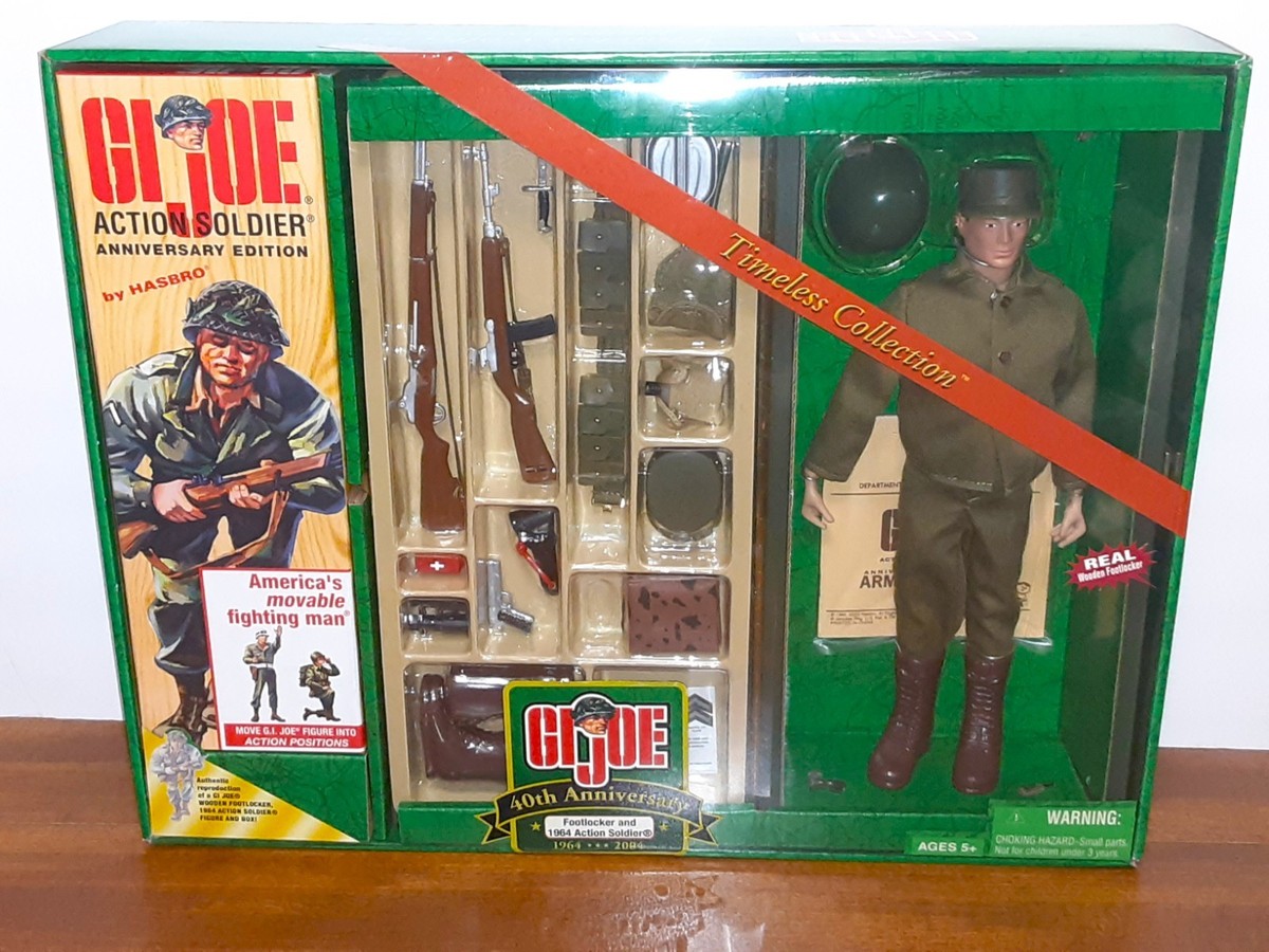 G.I.ジョー アクションソルジャー フットロッカーシリーズ12インチフィギュア Hasbro Footlocker and Action Soldier Action Figure for sale