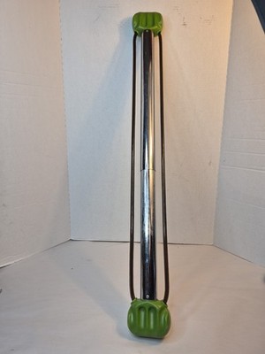 Vintage Tensolator Bullworker Isometric Exerciser Bar Germany Green 35.5  Long