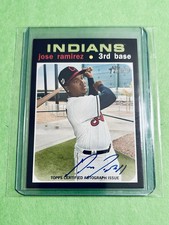 2020 Topps Heritage Jose Ramirez Real One Autograph Auto ROA-JR HOF? 🔥📈
