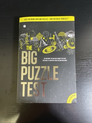 The Big Puzzle Test Over 100 Brain Baffling puzzles NEW Not Used