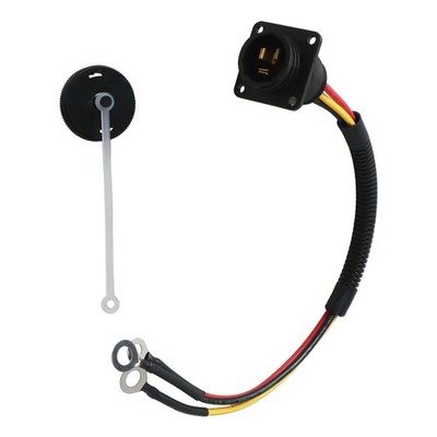 Auxiliary Power Socket Outlet with Cap for John Deere 4755 4760 4955 4960 8770