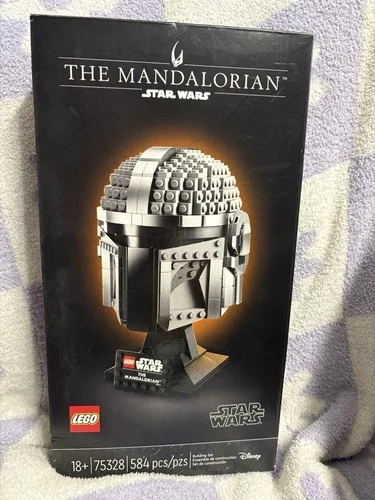 LEGO Star Wars The Mandalorian Helmet 75328 Complete Set 584 Pieces