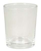 Inna-Glas Teelichthalter Glas Mali, Transparent, 6,5 Cm, Ø 5,5 Cm