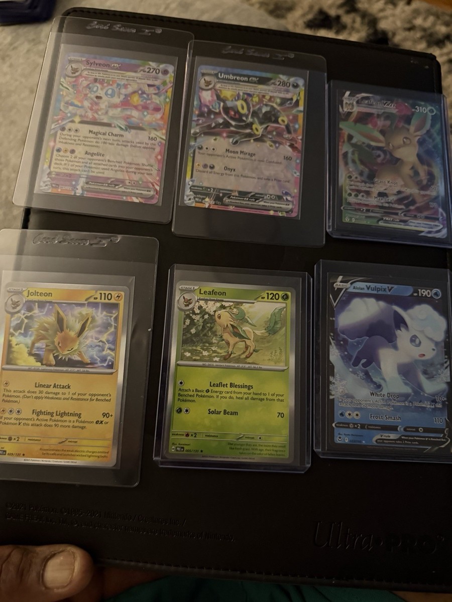 Pokémon TCG Crown Zenith 6 Card Lot Sylveon Umbreon Leafeon VSTAR
