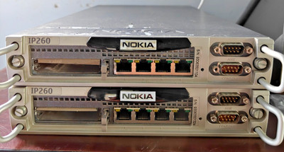 Lot of 2 Nokia IP260 Firewall Appliance Check Point VPN-1 - Powers On - As Is