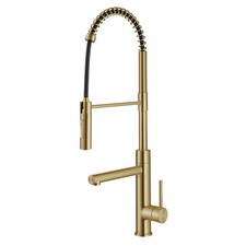 Kraus Artec Pro Brushed Brass Single Handle Brushed Brass-Certified Refurbished