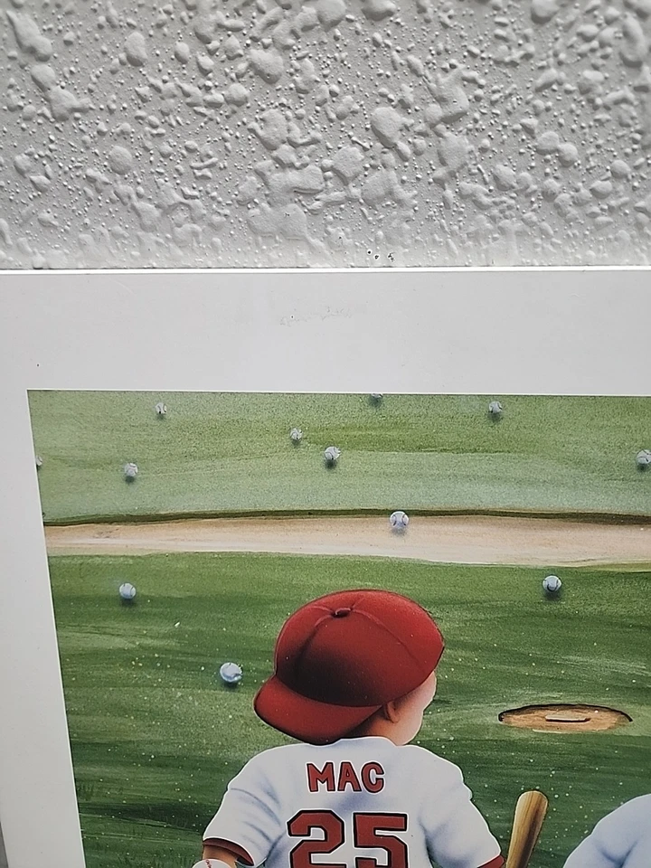 MARK McGWIRE & SAMMY SOSA "HOME RUN BUDDIES" IMPRESIÓN A BORDO POR T RICHARD 16x20 Foto 4 de 4