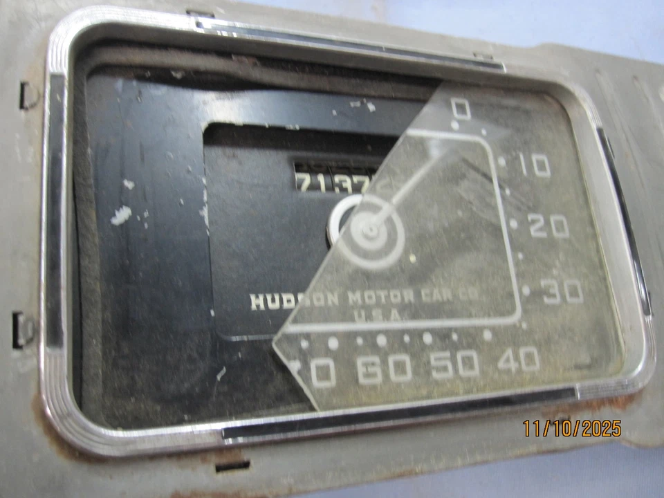 1937 Hudson Terraplane Instrument Dash Panel Velocímetro Calibre 529AP e3 Foto 2 de 4