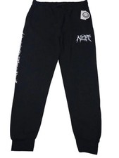 Neff Weird Times Logo Black Jogger Sweatpants Men's Size S, M, L, XL