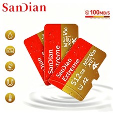 128GB 64GB Micro TF SD High-Speed Top Quality 256GB 512GB SD Card UHS-I U3 V30 2