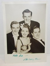 The Merry Macs Autographed Photo, harmony pop...