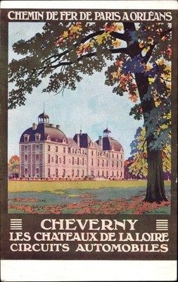 Künstler Ak Duval, C., Cour-Cheverny Loir-et-Cher, Les Chateaux de... - 3334228