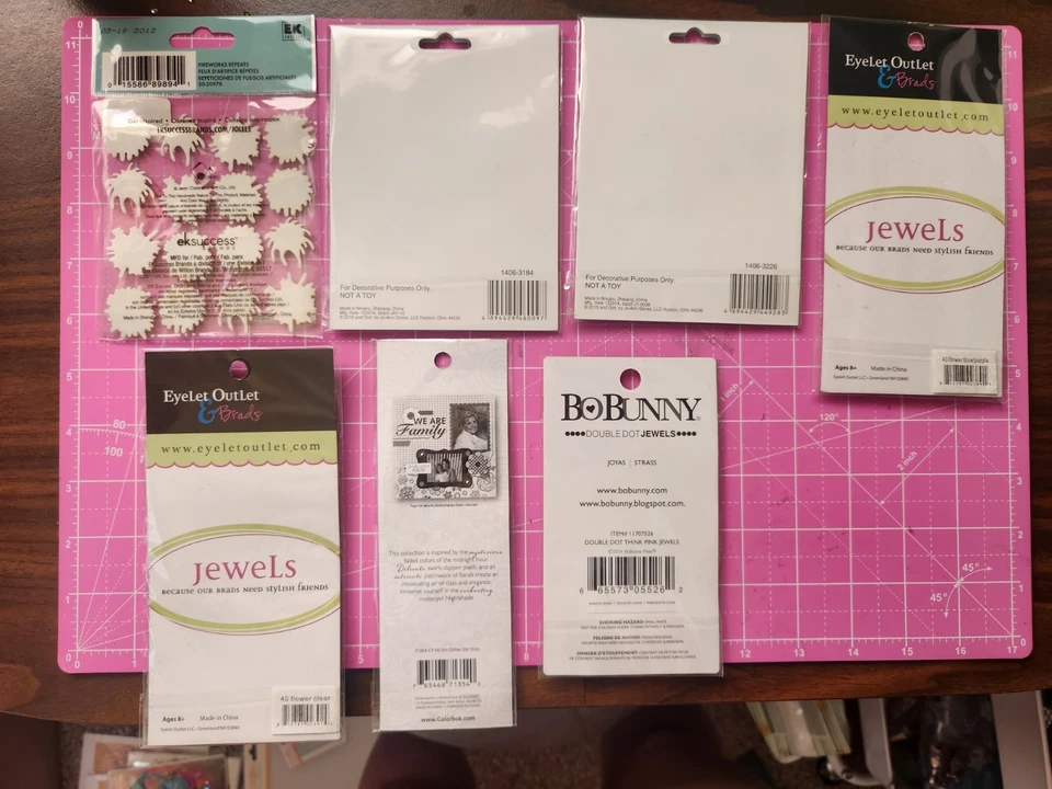 Lote de 7 pegatinas de pedrería Foto 2 de 2