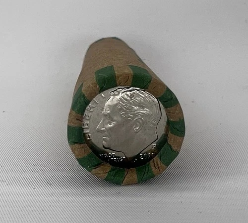 Uncirculated Roll of 2025 P Roosevelt Dimes Philadelphia Mint  10 cents USA (50)