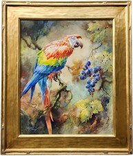 William Edward Powell, Contemplation, 1910 Watercolor, Newcomb Macklin BEAUTIFUL
