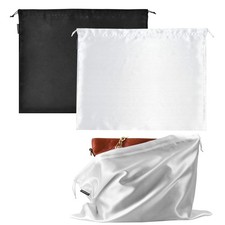 2 PCS Dust Cover Storage Bags Dust Bags for Handbags Large, Silk Drawstring P...