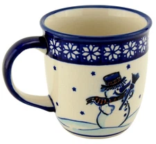 Polish Pottery 12 oz. Mug – Handcrafted Boleslawiec Stoneware by Zaklady 