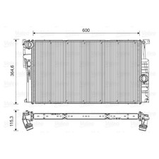 K�hler Motork�hlung VALEO 735454 f�r BMW 1er i3