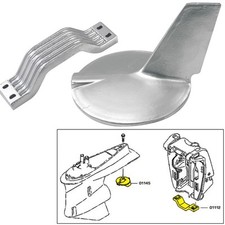 Tecnoseal Anode Kit Whardware - Yamaha 200-300hp Hi-performance - Aluminum
