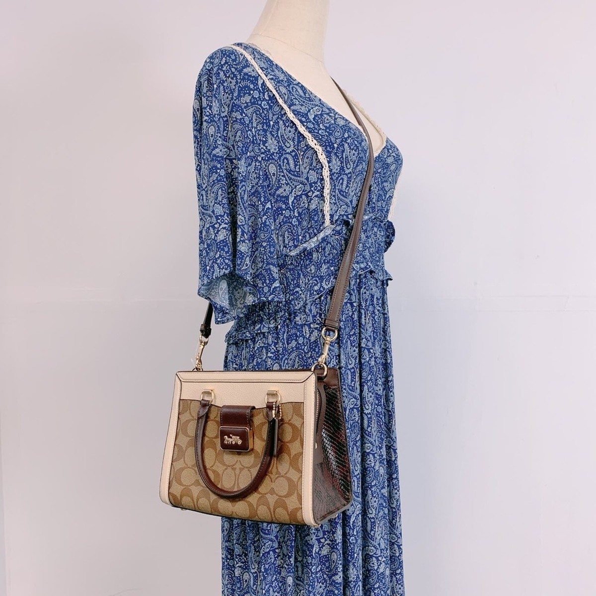 COACH CC142 Grace Carryall In Signature Canvas | eBay
