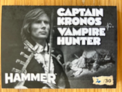 HAMMER PLATIN SAMMLUNG 5: PROOF BASE SET xx/30 - CAPTAIN KRONOS