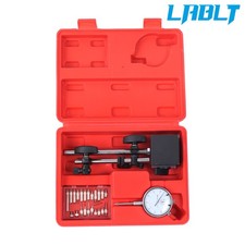 LABLT Fine Magnetic Base 1inch Dial Indicator Holder Point with 22 Point Set