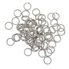 100 St&uuml;cke Edelstahl Split Ring Schl&uuml;sselanh&auml;nger Schl&uuml;sselanh&auml;nger DIY