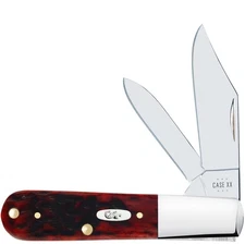 CASE XX KNIVES BARLOW - CRIMSON PEACH SEED JIG BONE POCKET KNIFE 62009 1/2 SS