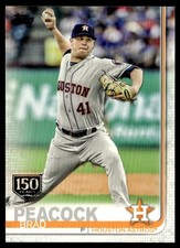 2019 Topps On-Demand Mini Brad Peacock Houston Astros #136
