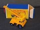 1st Issue MATCHBOX LESNEY #11 Taylor Jumbo Crane All Yellow w Rare NEW Model BOX