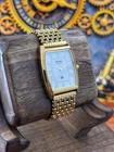 Vintage Seiko Slim Barrel-Tank Quartz Men's Wrist Watch - Free Shipping