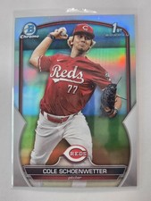 2023 Bowman Chrome 1st Refractor Cole Schoenwetter BDC-116