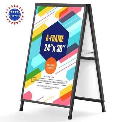 A Frame Signs 36 Inch Outdoor Heavy Duty Sandwich Board Double Sided Relx 24x36