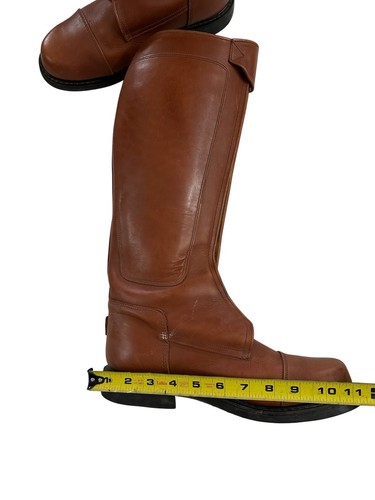 Guess Werks hochwertige hohe Lederreit-Arbeitsstiefel Vibram Sohle YKK Reißverschluss Gr. 11 - Bild 3 von 14