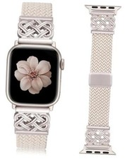 Braided Magnetic Band 42mm Series 11 10 41mm 40mm 38mm Starlight/Starlight